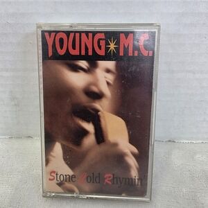 Young MC Cassette Tape Stone Cold Rhymin Rap Hip Hop 1989 90s Vintage Old School
